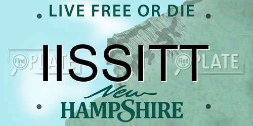IISSITT New Hampshire License Plate