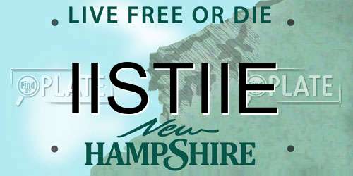 IISTIIE New Hampshire License Plate