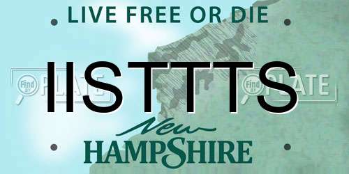 IISTTTS New Hampshire License Plate