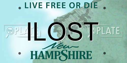 ILOST New Hampshire License Plate