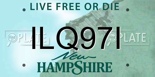 ILQ97I New Hampshire License Plate