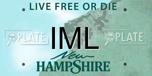 IML New Hampshire License Plate