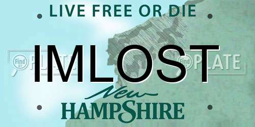IMLOST New Hampshire License Plate