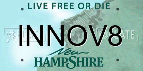 INNOV8 New Hampshire License Plate