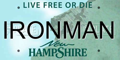 IRONMAN New Hampshire License Plate