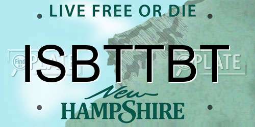ISBTTBT New Hampshire License Plate
