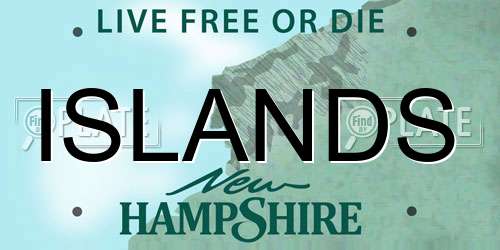 ISLANDS New Hampshire License Plate