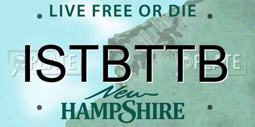 ISTBTTB New Hampshire License Plate