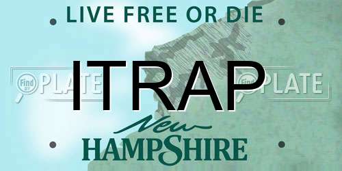 ITRAP New Hampshire License Plate