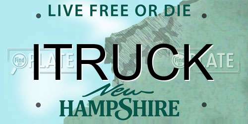 ITRUCK New Hampshire License Plate