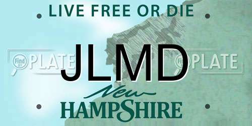 JLMD New Hampshire License Plate