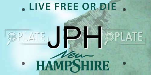 JPH New Hampshire License Plate