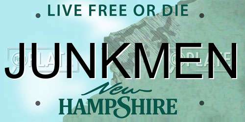 JUNKMEN New Hampshire License Plate