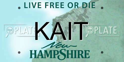 KAIT New Hampshire License Plate