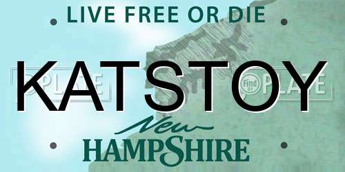KATSTOY New Hampshire License Plate