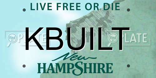 KBUILT New Hampshire License Plate