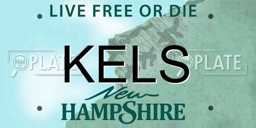 KELS New Hampshire License Plate
