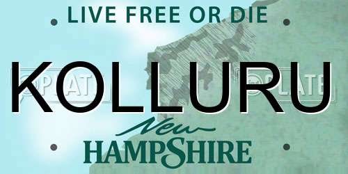 KOLLURU New Hampshire License Plate