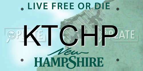 KTCHP New Hampshire License Plate