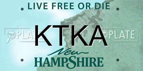 KTKA New Hampshire License Plate