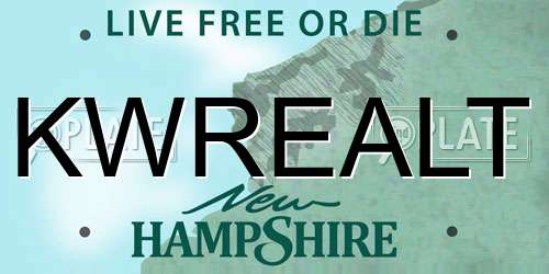 KWREALT New Hampshire License Plate