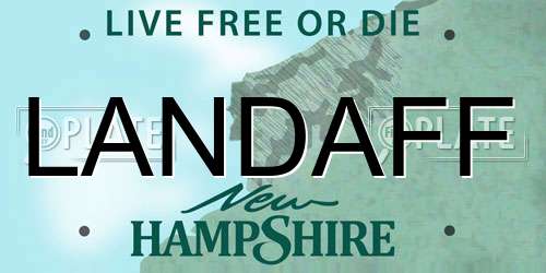 LANDAFF New Hampshire License Plate