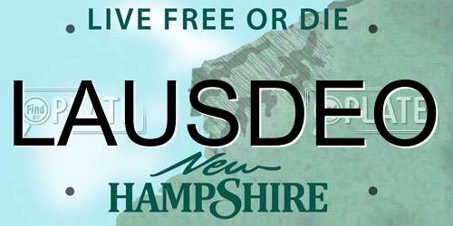 LAUSDEO New Hampshire License Plate