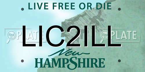 LIC2ILL New Hampshire License Plate