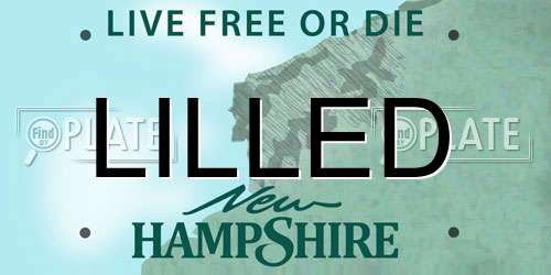 LILLED New Hampshire License Plate