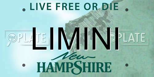 LIMINI New Hampshire License Plate