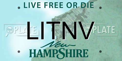 LITNV New Hampshire License Plate