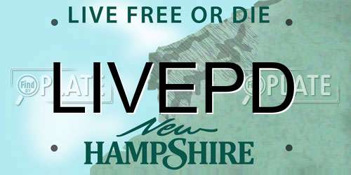 LIVEPD New Hampshire License Plate