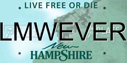 LMWEVER New Hampshire License Plate
