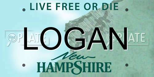 LOGAN New Hampshire License Plate
