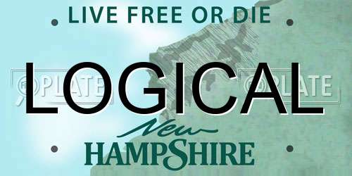 LOGICAL New Hampshire License Plate