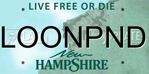 LOONPND New Hampshire License Plate
