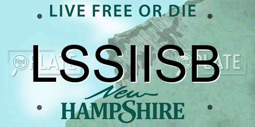 LSSIISB New Hampshire License Plate