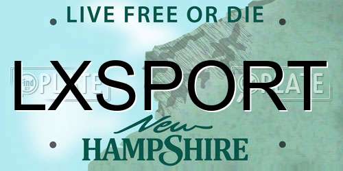 LXSPORT New Hampshire License Plate