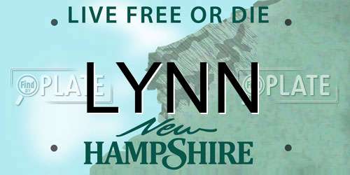 LYNN New Hampshire License Plate