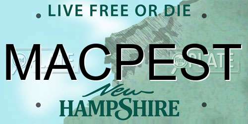 MACPEST New Hampshire License Plate