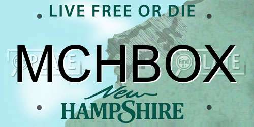 MCHBOX New Hampshire License Plate