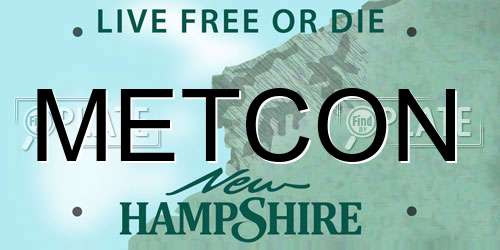 METCON New Hampshire License Plate