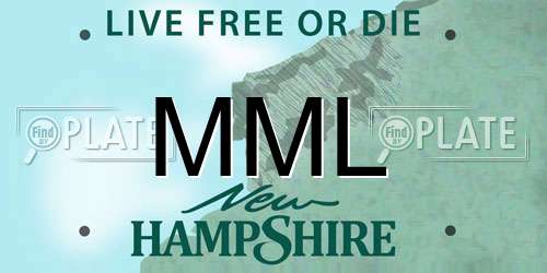 MML New Hampshire License Plate
