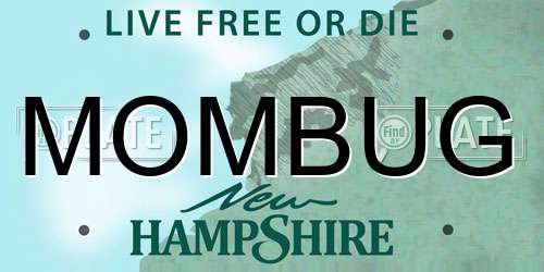 MOMBUG New Hampshire License Plate