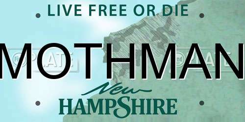 MOTHMAN New Hampshire License Plate
