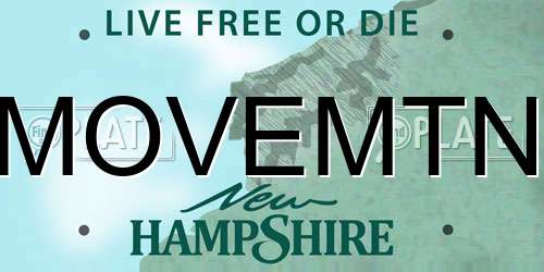 MOVEMTN New Hampshire License Plate