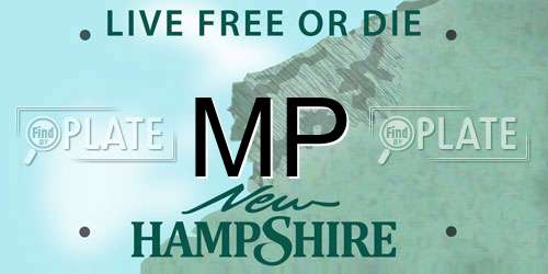 MP New Hampshire License Plate