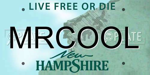 MRCOOL New Hampshire License Plate