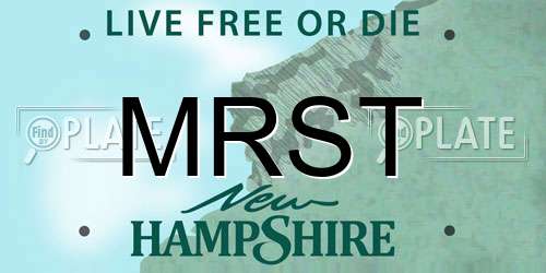 MRST New Hampshire License Plate