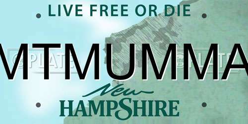 MTMUMMA New Hampshire License Plate